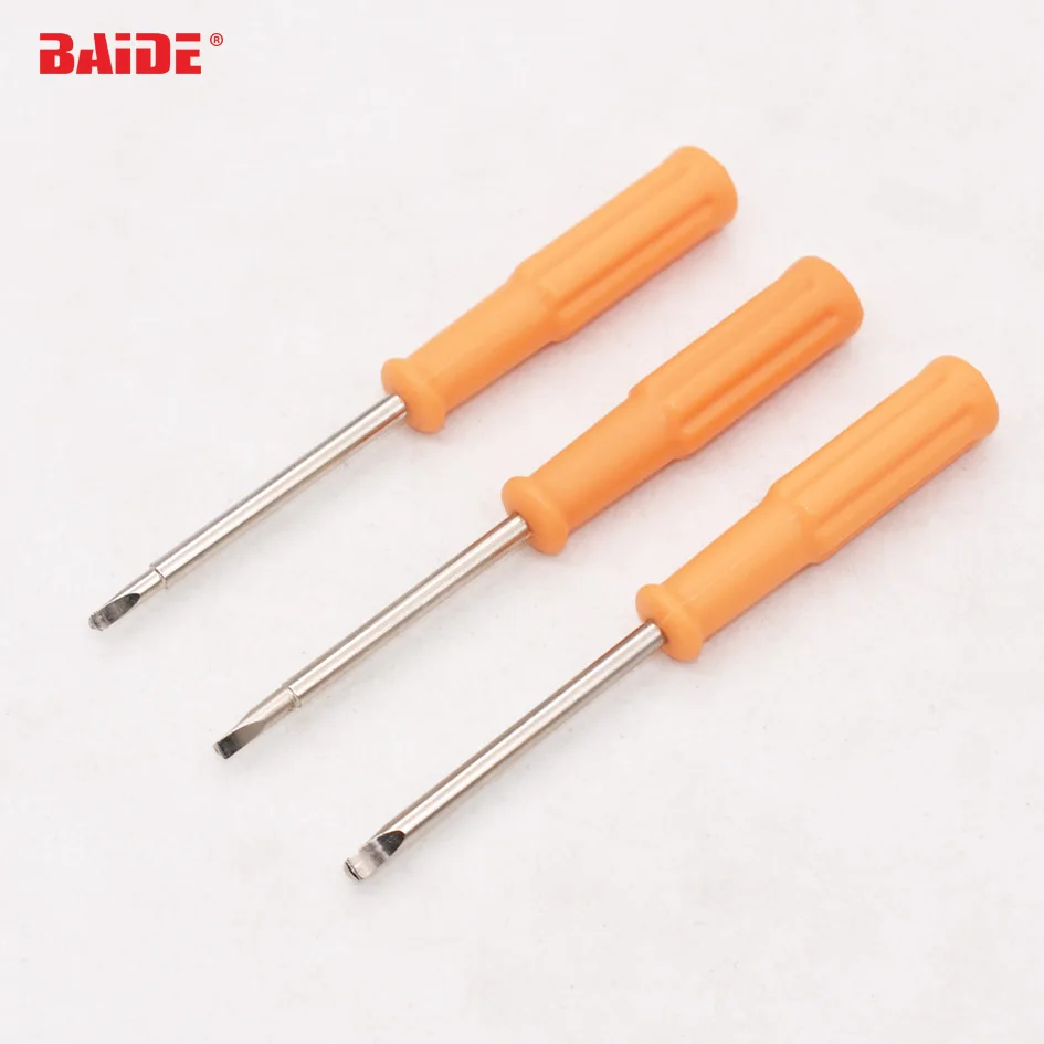 1.8mm 2.0mm 2.3mm Orange Triangular Screwdriver External Triangle Special Screw Driver for Small Household Appliances Toy 500pcs