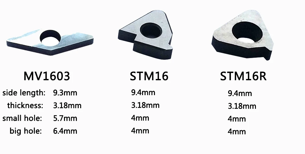 10PCS Hartmetall Shim Sitz Für Drehen Einsätze MC1204 MT1603 MC1904 MV1603 MS1204 MC1204 MD1504 MW0804 CNC Hartmetall Shim Einsatz – Detail 5