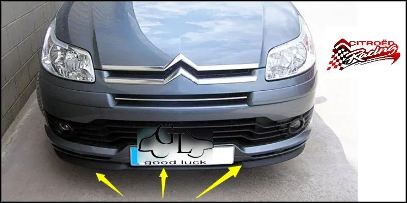 Bumper Lip Deflector Lips For Citroen DS3 DS 3 2009~2015 Front Spoiler Skirt For TopGear Fans Car Tuning View / Body Kit / Strip