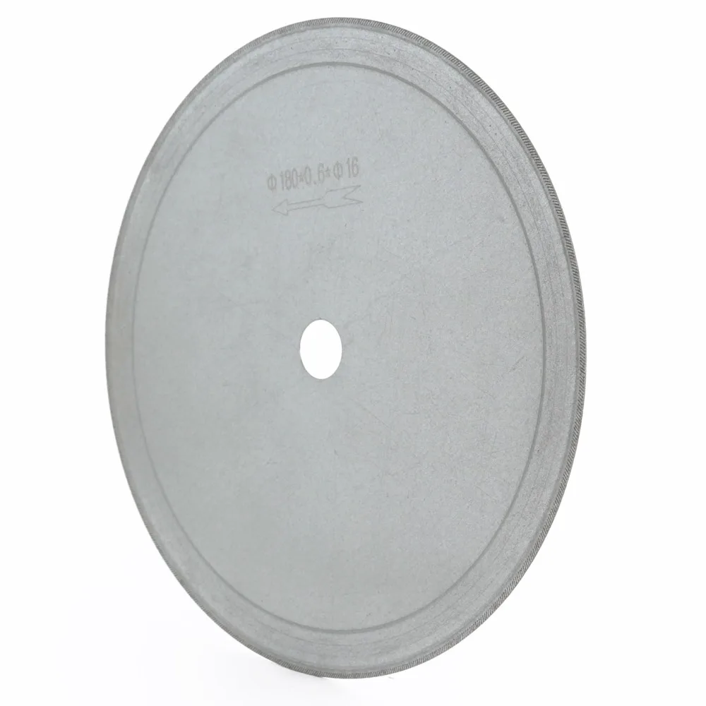 7" inch Arbor 5/8" Ultra-thin Diamond Saw Blade Lapidary Cutting Disc 0.026" Rim ILOVETOOL