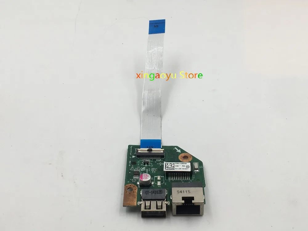 

For TOSHIBA SATELLITE S50-B-12Q S50-B LAN PORT + USB PORT PCB with Cable DABLIDPC8C0 100% Test ok