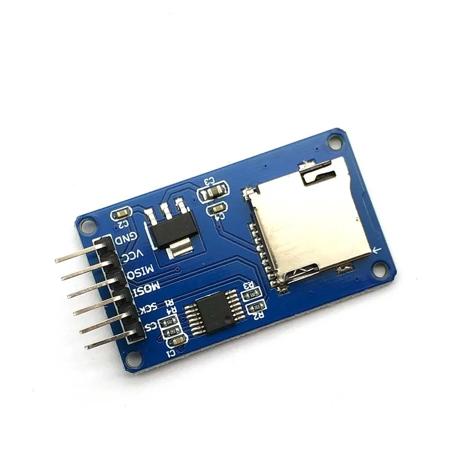 เกมส่วนประกอบ Micro SD Mini TF Card Reader โมดูล SPI อินเทอร์เฟซระดับชิปแปลงสำหรับเกม DIY อุปกรณ์เสริม