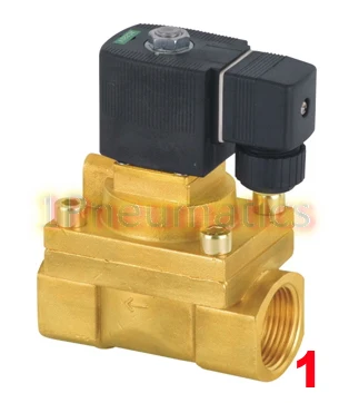 

Free Shipping Brass 1'' High Pressure Steam Solenoid Valve 2/2 Way Burk Equivalent 5404-08 PTFE Valve