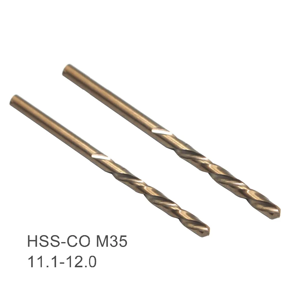 1 قطعة تويست الحفر Bit11.1 11.2 11.3 11.4 11.5 11.6 11.7 11.8 11.9 12 مللي متر HSS-CO M35 الكوبالت الصلب مستقيم عرقوب ل الفولاذ المقاوم للصدأ