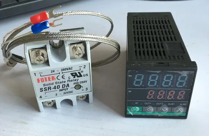 

CH102 PID Temperature controller CH102FK02-V*AN-NN SSR output 1M thermocouple K+SSR40DA