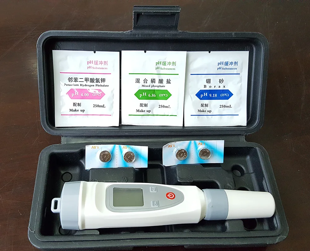 Pocket Digital pH Temperature meter tester pen type High Accuracy accuracy 0.1pH