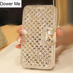 Luxury Fashion Full Bling Crystal Diamond Leather Case Cover For Samsung Galaxy S26 S25 S24 S23 S22 S21 S20 FE Ultra Plus Edge