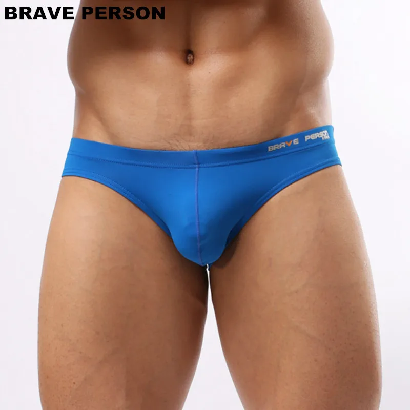 Men\'s Sexy Underwear Briefs Brave Person Brand Underwear Male Nylon Brief for Men Panties B1129