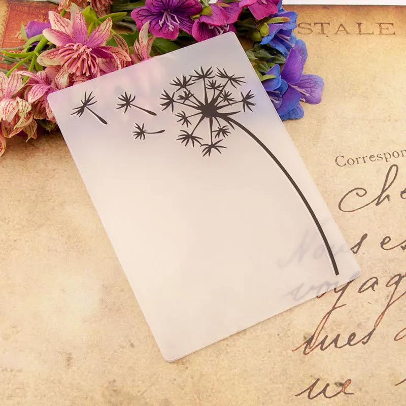 KSCRAFT тисненые папки с одуванчиком для рукоделия скрапбукинга бумаги рукоделия/изготовления карт декоративные принадлежности