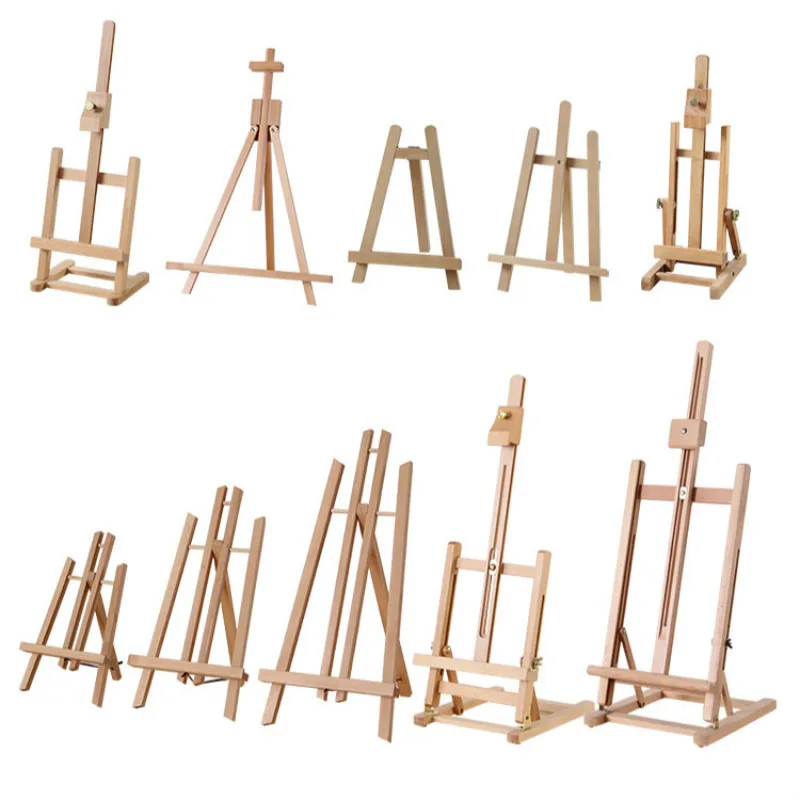 

Mini Easel Caballete De Pintura Kids Artist Oil Easel for Painting Wooden Easel Stand Mini Drawing Table Painting Accessories