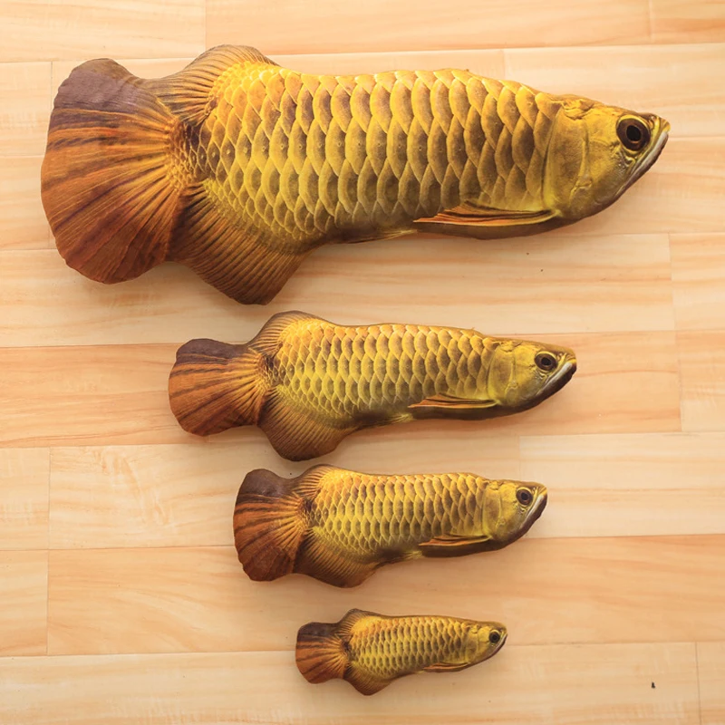 10 Types Funny Fish Shape Cat Toys Plush Lifelike Catnip Toys Cat Chew Play Scratch Pillow Creative 3D Carp Pet Cat Supplies