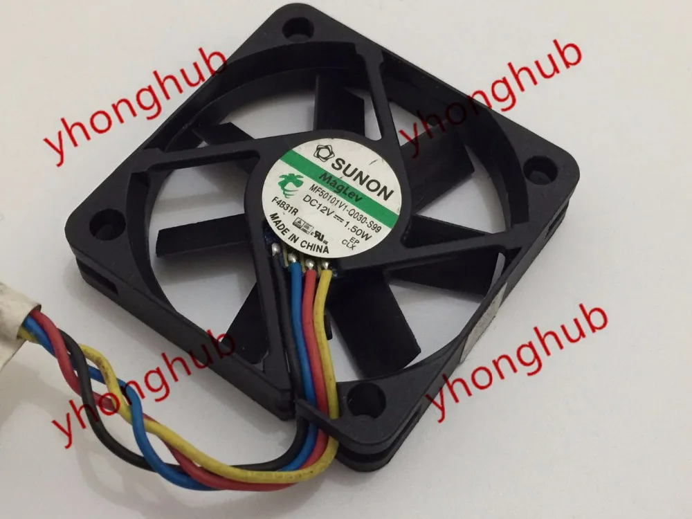 

SUNON MF50101V1-Q030-S99 DC 12V 1.5W 50x50x10mm Server Cooling Fan