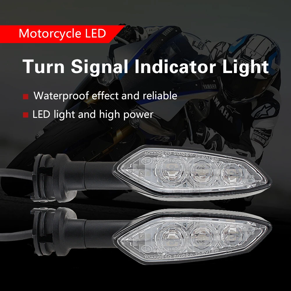 Turn Signals for Motorcycle Rear Lights Led Tail Brake Indicators Directional Intermittent Stop Flasher Blinker Seta Moto