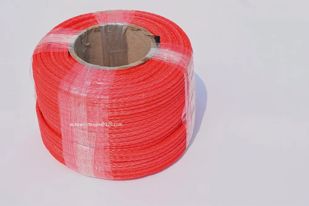 

Red 5mm*100m Synthetic Winch Rope,Plasma Winch Cable,UHMWPE Rope,ATV UTV Off-road Rope