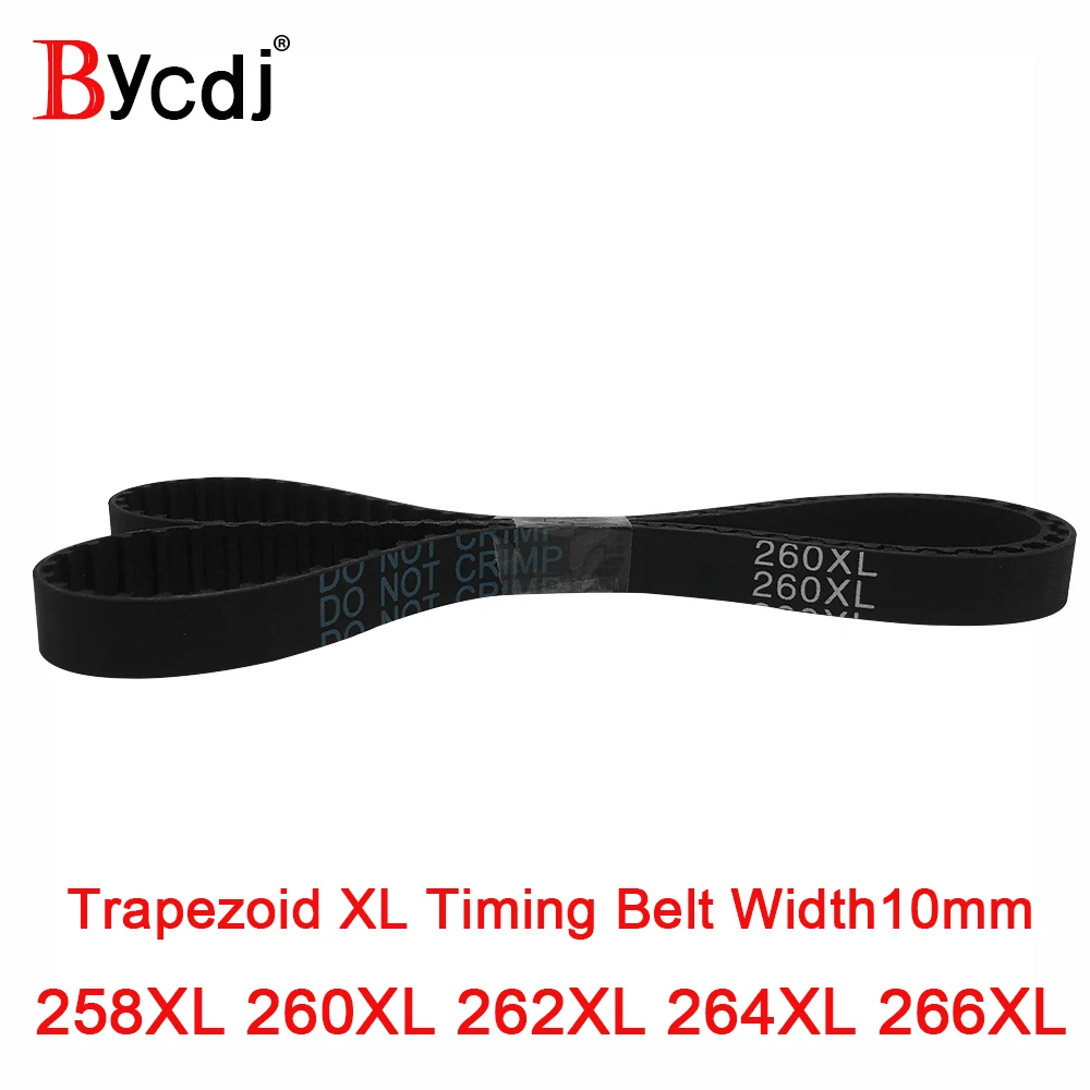 

XL Timing Belt 258XL/260XL/262XL/264XL/266XL Rubber Timing Pulley Belt 10mmWidth Closed LoopToothed Transmisson Belt pitch5.08mm