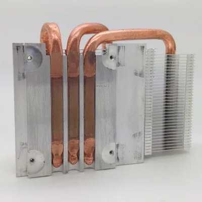 FONSONING 3 heat pipe heat pipe radiator cards radiator DIY 48 * 58MM holes can be converted graphics card fan