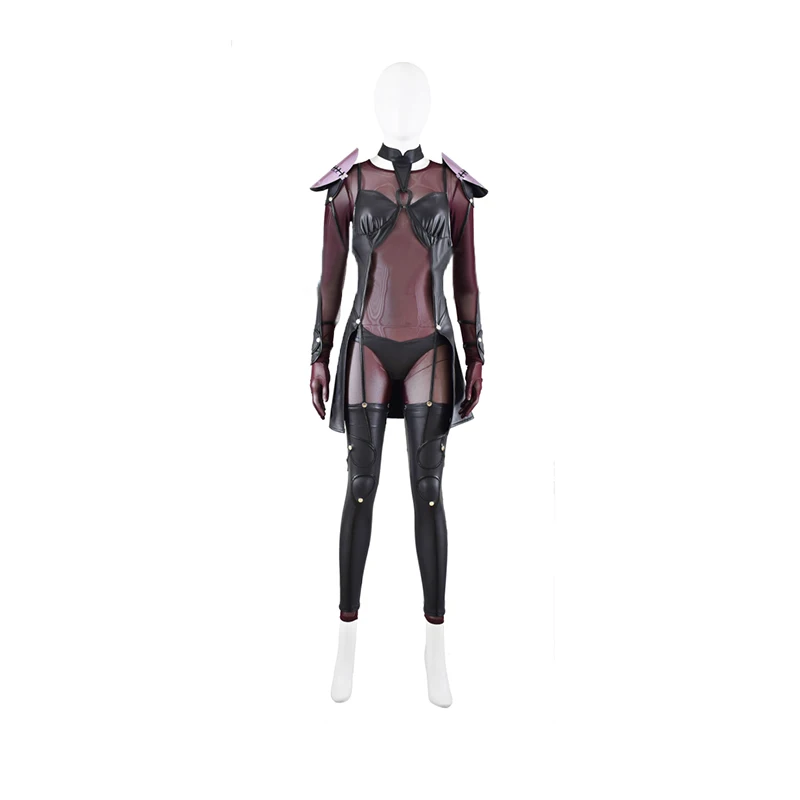 

Anime Fate/ Grand Order Scathach Sexy High Quality black Uniforms Cosplay Costume 11