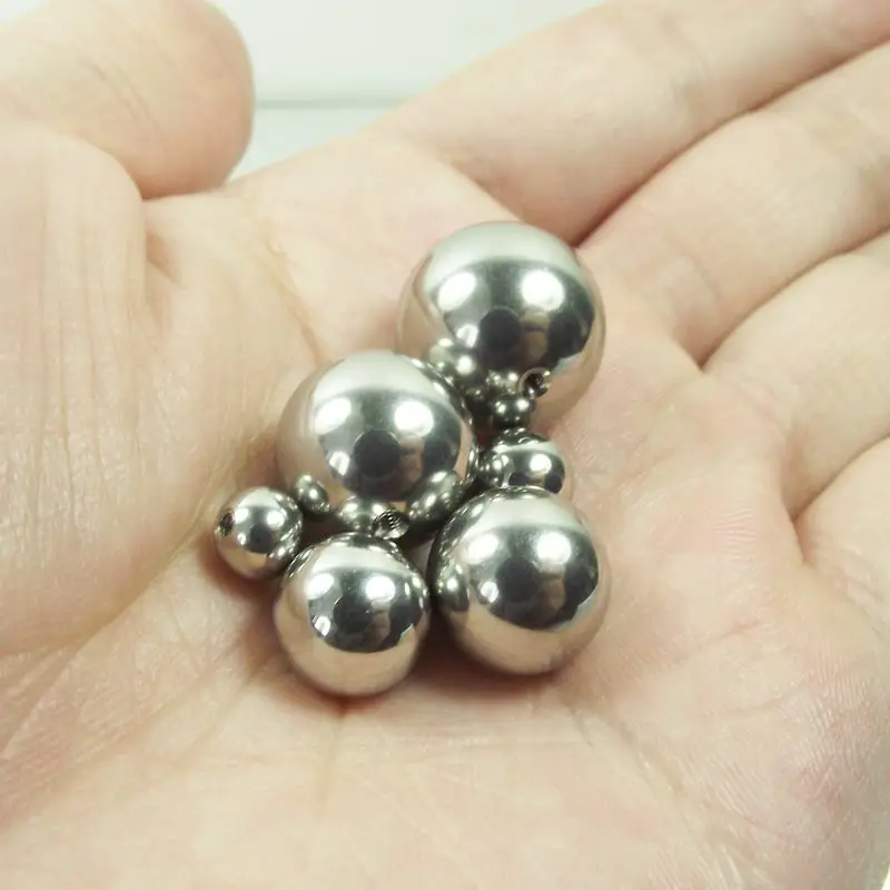 2 Pieces Stainless Steel Ball 14G 16/14G Lip Eyebrow Tongue Replacement Ball Barbell Nose Ring Nipple Body Piercing Jewelry