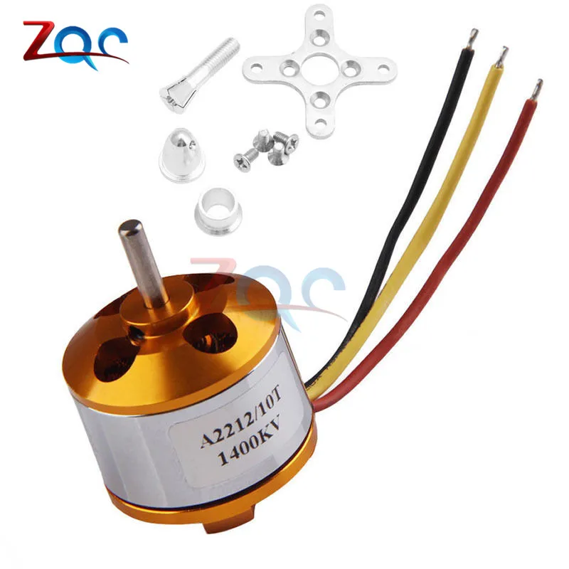 A2212 Motore Brushless 930KV 1000KV 1400KV 2200KV 2700KV Per RC Aereo Dei Velivoli Multi-elicottero Brushless Outrunner Motor