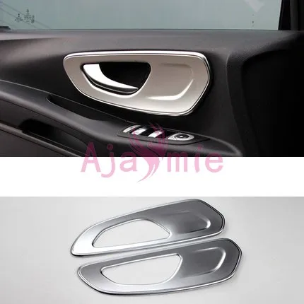 2014-2017 Voor Mercedes Benz Vito W447 Interieur Cover Dashboard AC Outlet Trim Audio Handvat Bekerhouder Panel Chrome accessoires