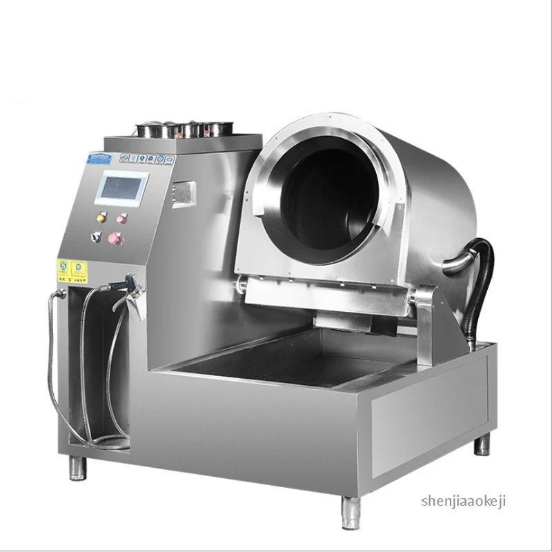 Automatico di cottura intelligente robot roller commerciale macchina di cottura in acciaio inox fritto-stir macchina stufa di cottura 380 V 20kw