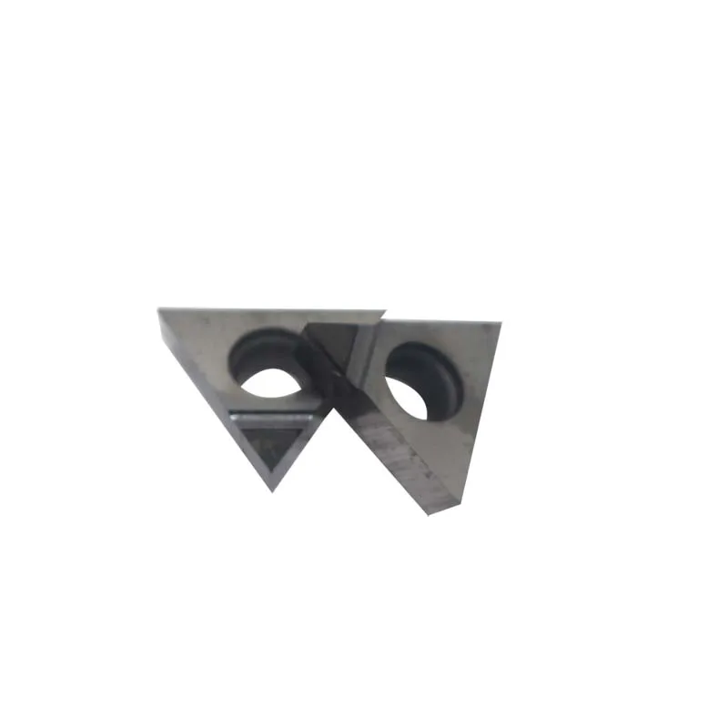 TCGT16T302 1 PC Aluminium Pemotong Pedang Memasukkan Alat Pemotong Berbalik Alat CNC Alat Al + Tin Paduan Kayu PCD Berlian sisipan