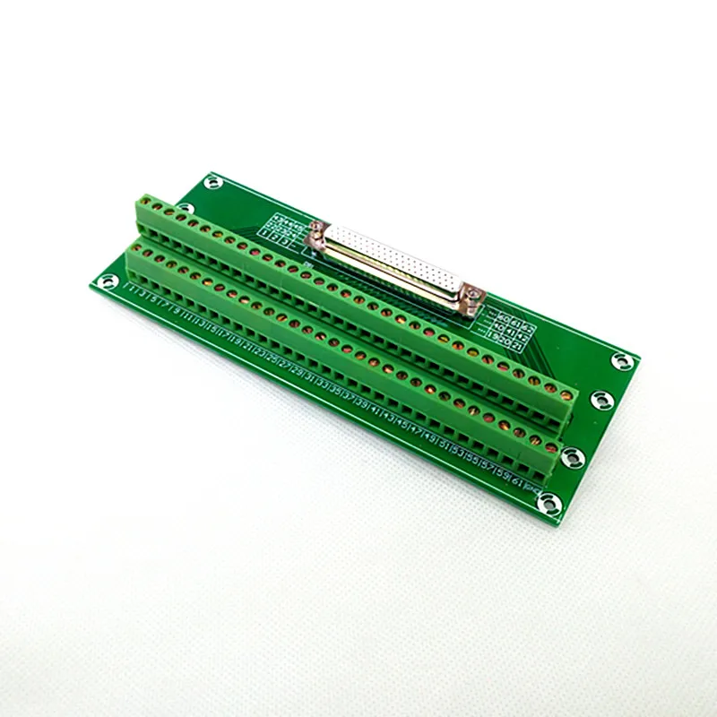 D-SUB DB62 Female Header Breakout Board, Terminal Block, Connector.