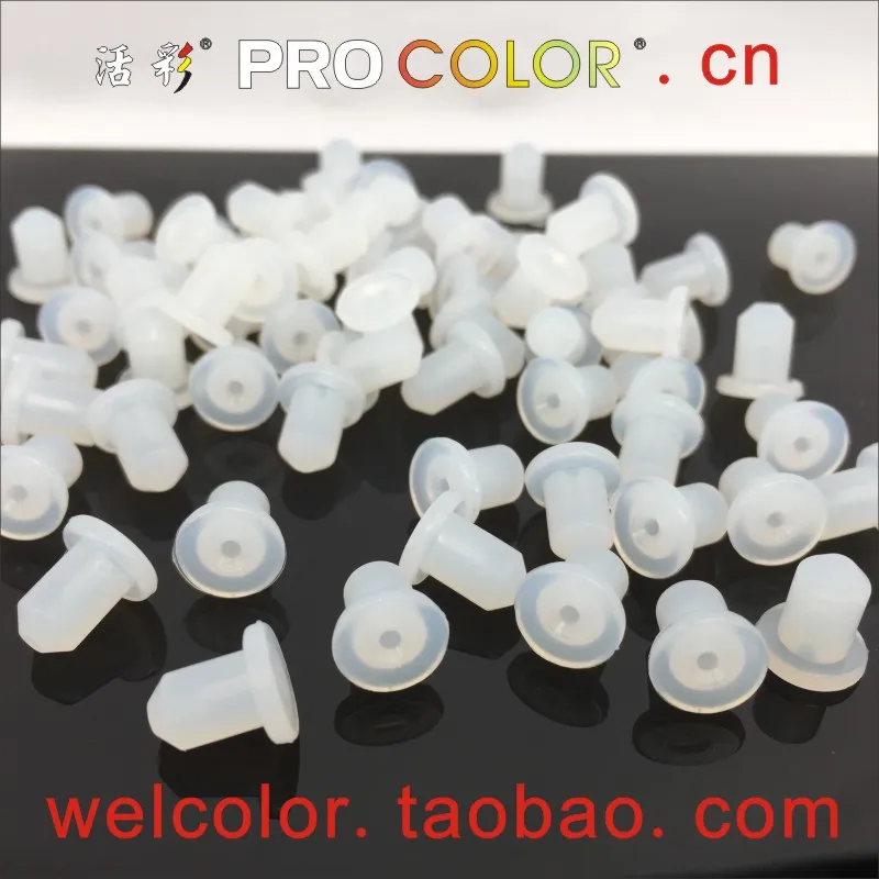 Half solid Silicone Rubber Sealing waterproof cylinder cap threaded plugging plug 5 5.4 6 6.5 7 8 8.5 9 10 10.6 hole 1.5 2 3 mm