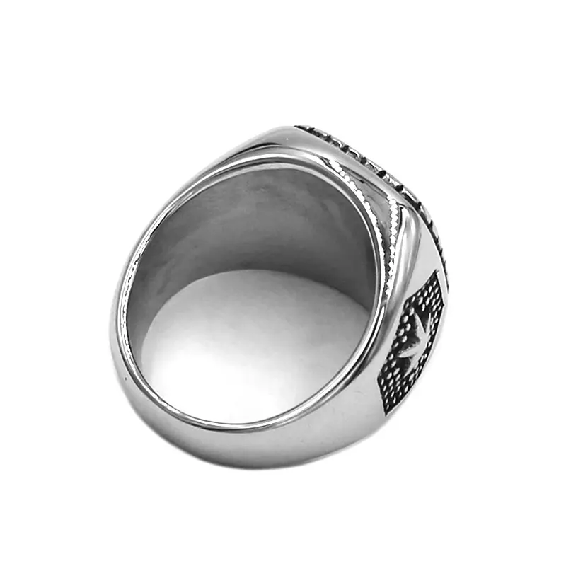 Wholesale Number 13 Ring Motor Biker Ring Stainless Steel  Punk Fashion Biker Men Ring