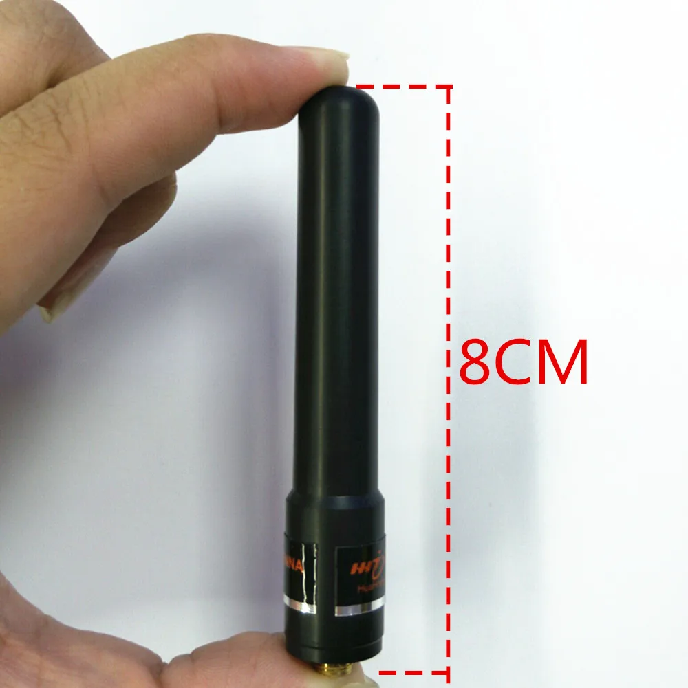 HH-S518+ UV 145/435MHz High Gain Antenna SMA-F Short Hand For Baofeng UV-5R Two Way Radio