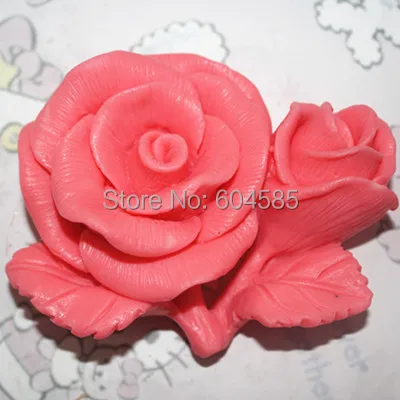 

C287 The rose Art Silicone Soap mold Craft Molds DIY Handmade soap molds