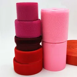 2/4/5/10cm Width RED PINK  no adhesive hook loop fastener tape sewing  Accessories tape sticker strap couture clothing