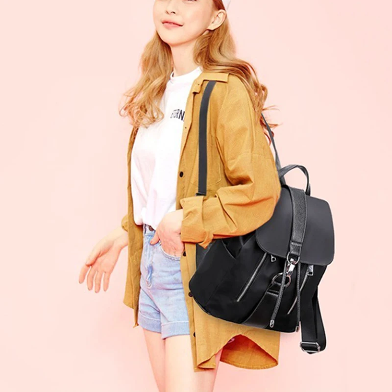 Women Backpack Designer High Quality Nylon Women Bag Fashion School Bags Large Capacity Knapsack Casual Travel Bags