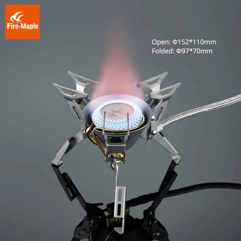 

Fire Maple Titanium Gas Burner Stove For Camping Backpacking Ultralight Foldable Burners Split Gas Stove Outdoor Camping Stoves