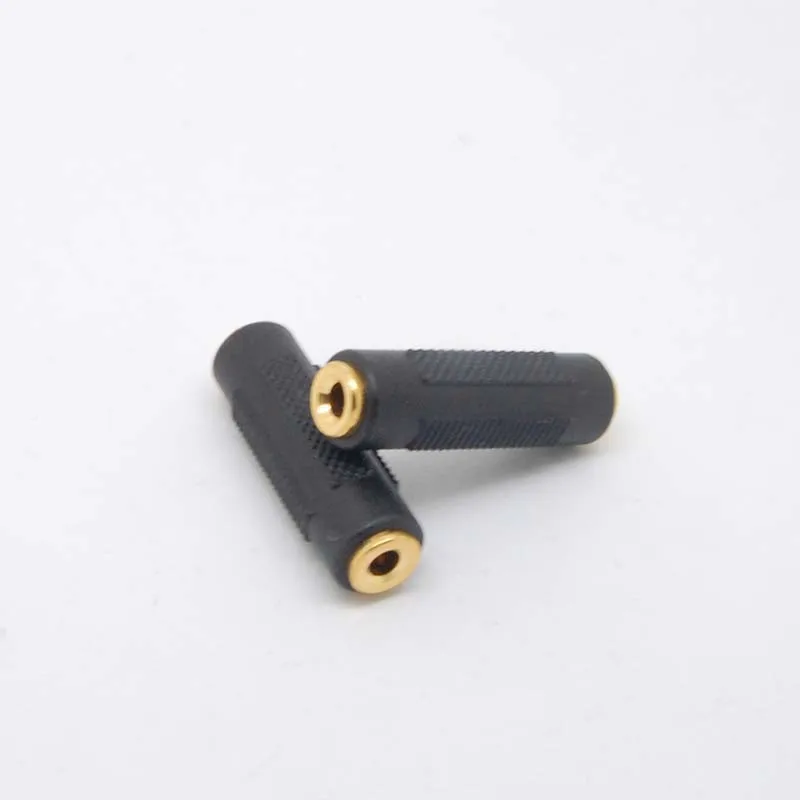 

gold 3.5mm Female to 3.5mm Female Jack F/F Audio Adapter Coupler Adaptor new