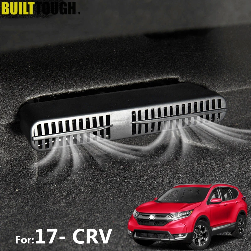 2Pc For Honda CRV CR-V 2017 2018 Rear AC Heat Floor Air Duct Grill Grille Air Conditioner Vent Cover Under Seat Outlet Trim