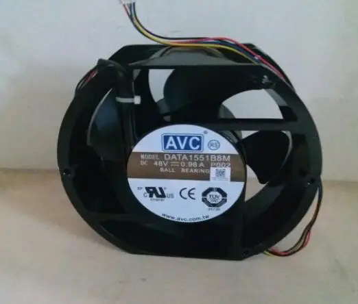 17251 DATA1551B8M 48V 0.98A metal shell high temperature resistant 4 Wire Fan