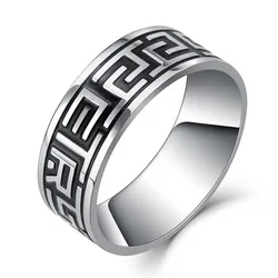 Vintage 316L Stainless Steel Ring for Men And Women Never Fade Power Lucky 