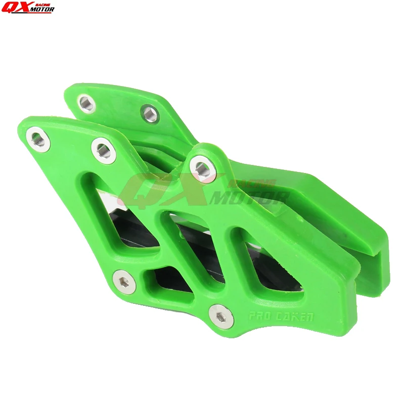 Motorcycle Swingarm Chain Guard Guide Slider Pulley Wheel Kit For KAWASAKI KXF250 KXF450 KX250F KX450F 2009 -2018 KX250 KLX450R