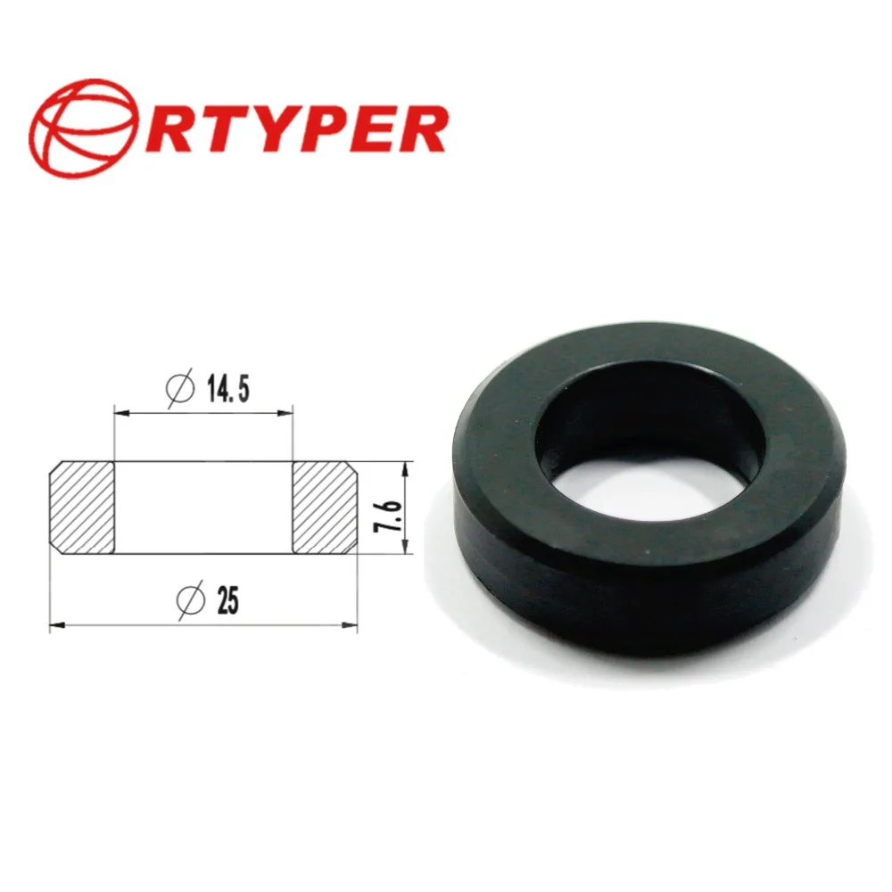 50/100pcs Fuel Injector Viton Seals Rubber Fuel Injector Repair Kits for Nissan Skyline RB25DET Size:14.5*7.6*25mm AY-S4025