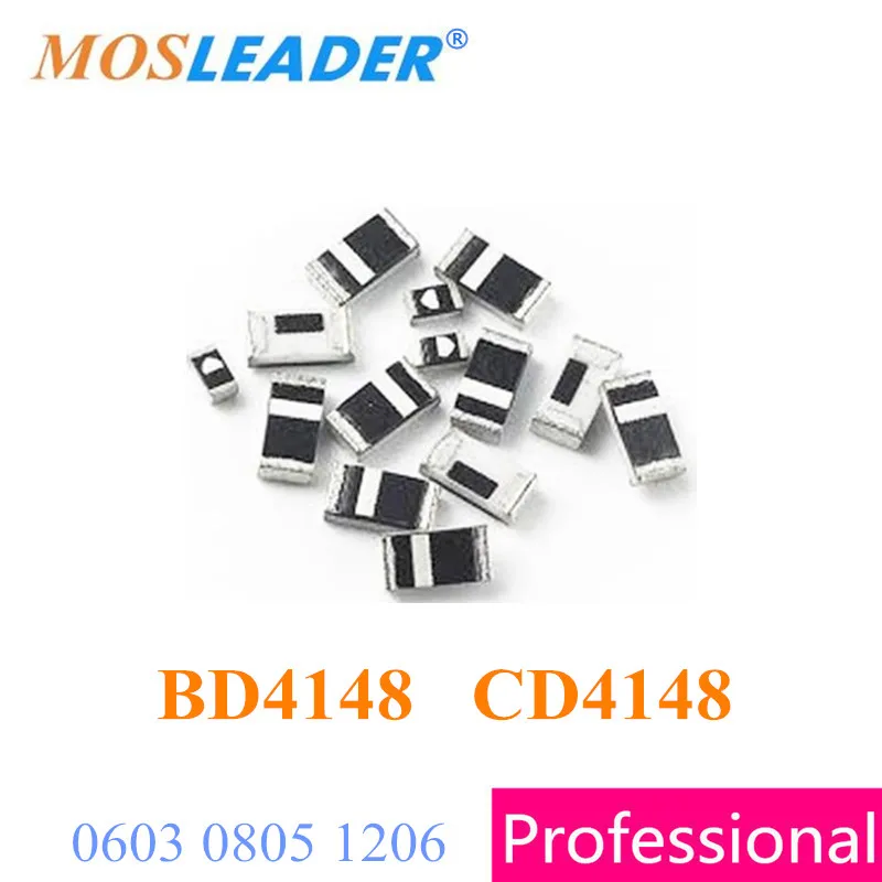 Mosleader BD4148 CD4148 5000PCS 0603 0805 1206 4148 BD4148WP CD4148WSP CD4148WTP 0.2A 200mA 100V Swithcing Diode Made in China