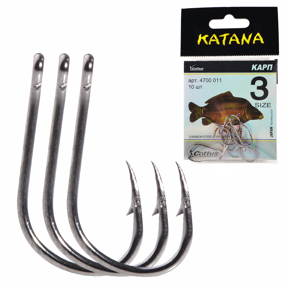 10pcs/pack High Carbon Fishing Hook 3#-12# Single Hook With Eye Carp Catfish Anzol Peche Japan Fishing Tackle Jig Fishhook