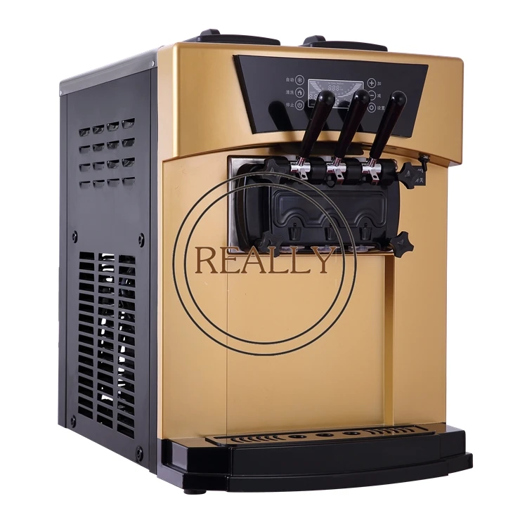 18-22L/h mini soft ice cream machine made in china carpigiani prices table top soft serve ice cream machine with high quality