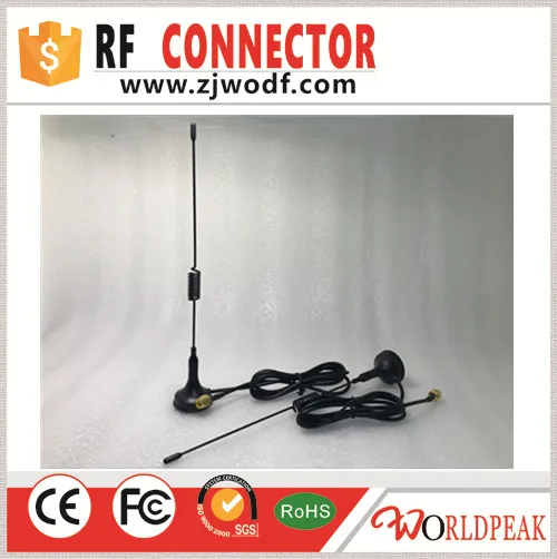 Free shipping 2pcs 433mhz 868mhz 900mhz GSMA 2.4G 3G sucker wireless antenna high gain wifi antenna with SMA male connector