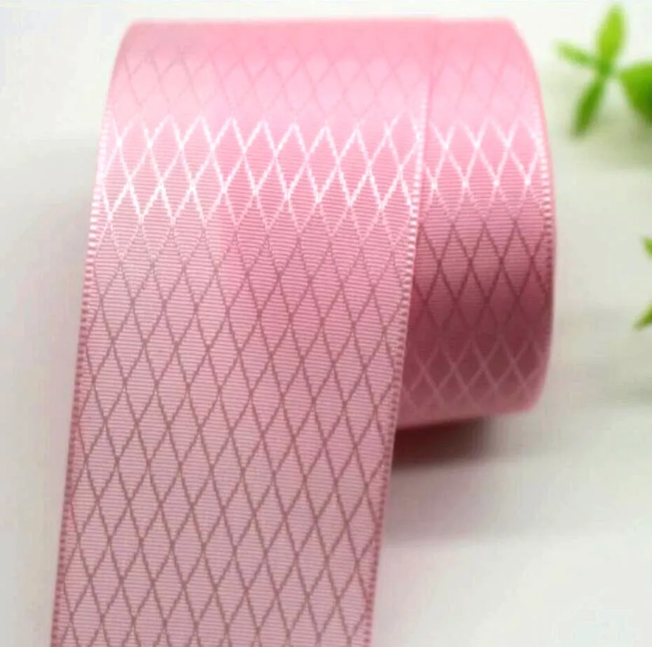 10 Yards 22MM 38MM Diamond Plaid Lattice Ribbon Hair Bows DIY Crafts Handmade Accessories Clothing Shoe Material Gift Wrapping