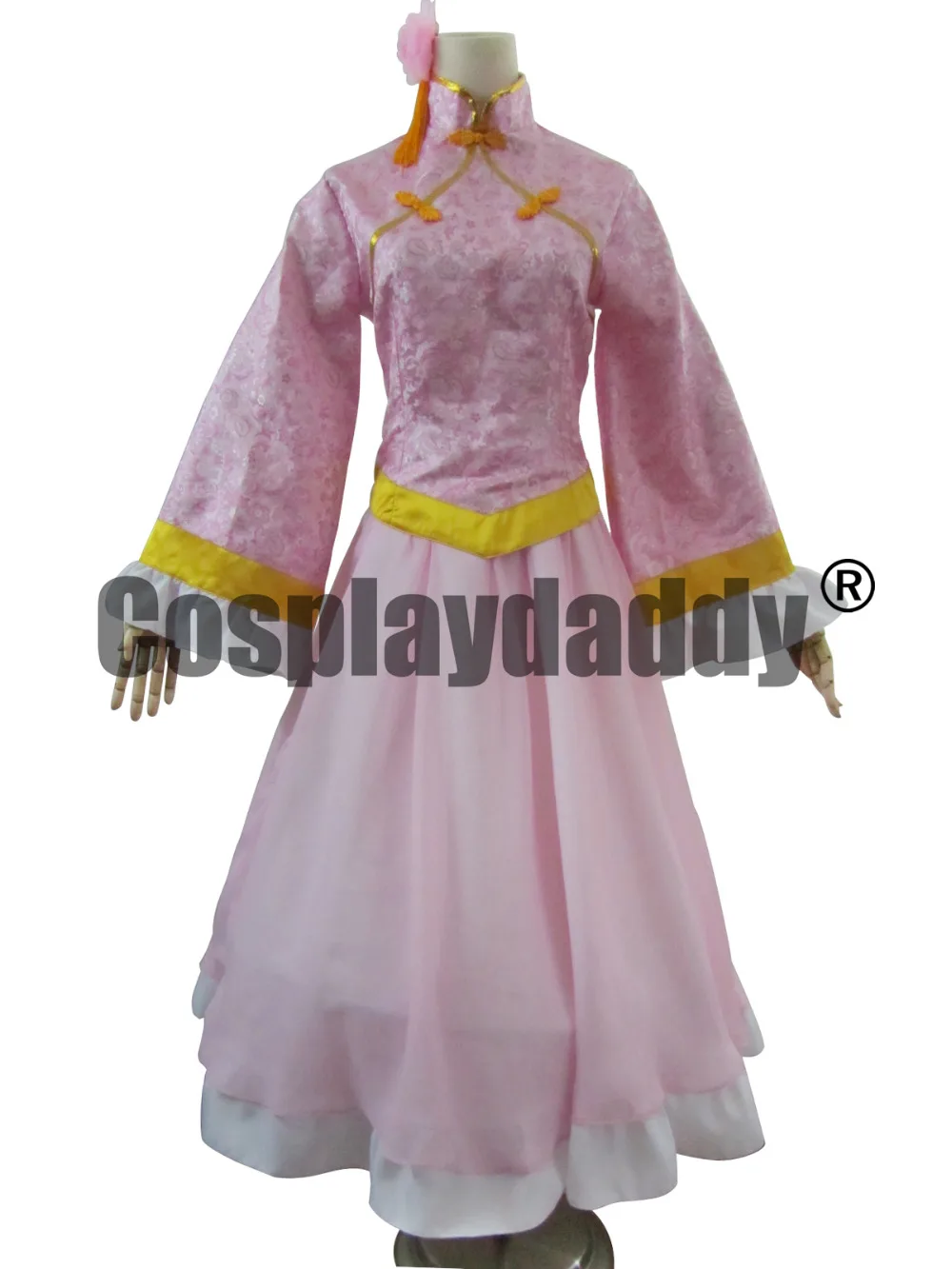 

Hetalia Taiwan Cosplay Costume Pink and White Dress