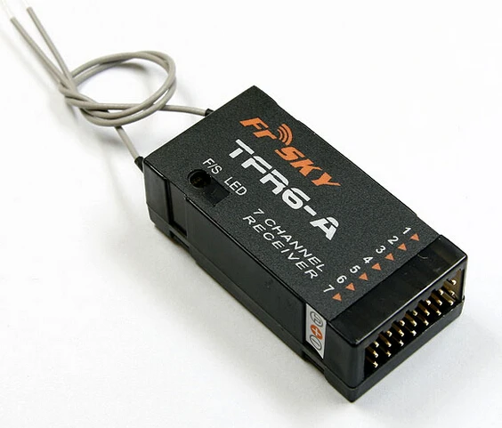 FrSky 2.4G 7-قناة فوتابا FASST متوافق TF استقبال TFR6 / TFR6-A ل RC نموذج