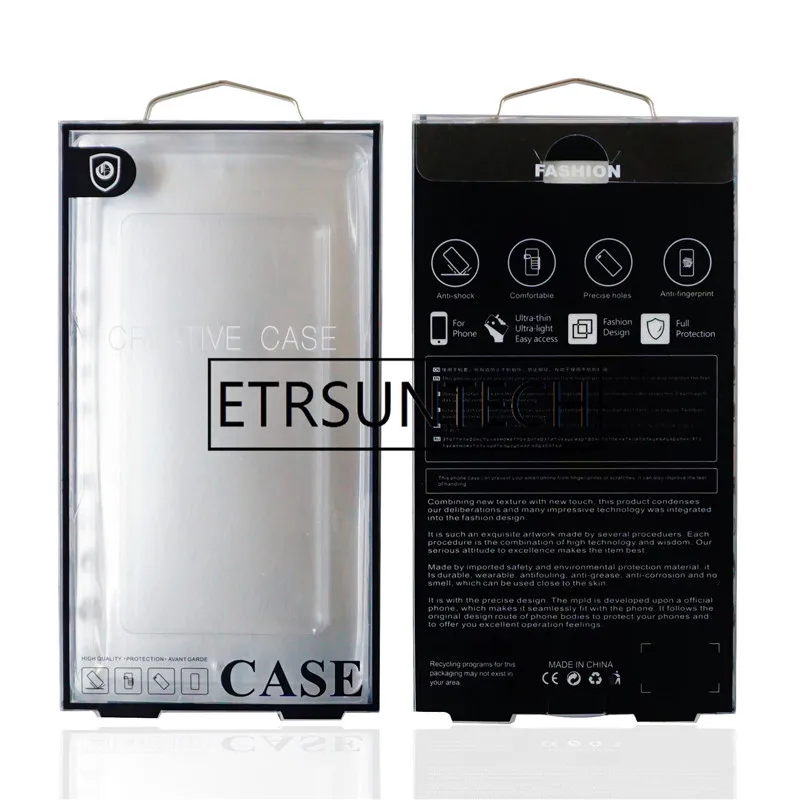 

500Pcs/Lot Blister PVC Plastic Clear Retail Packaging Package Box for 6 6s 7 8Plus Clear Mobile Phone Case Cover