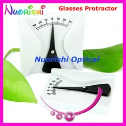 Glasses Measuring Tool Protractor Eyeglass Angle Measurer Ruler For Measuring Pantoscopic Angle Grey Color 15A