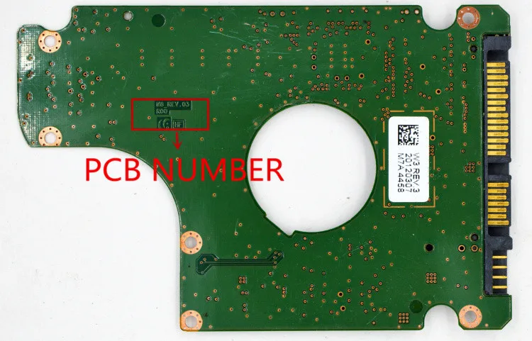 Imagem -04 - Notebook Disco Rígido Placa de Circuito Hn-m500mbb St500lm012 Hn-m320mbb St640lm001 Bf4100354a M8_rev.03 SA